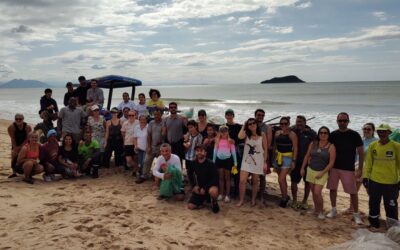 Hotel e Clube Aretê participaram de nova edição do Clean Up the World na Praia Rasa