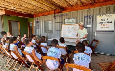 Viveiro Aretê recebe alunos da escola municipal Eliete Mureb e Subsecretário de Biodiversidade da SMAC – RJ