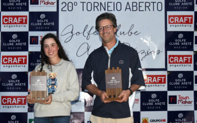 Aberto do Golfe Clube Aretê Búzios premia Roberto Faria e a jovem Valentina Bosselmann